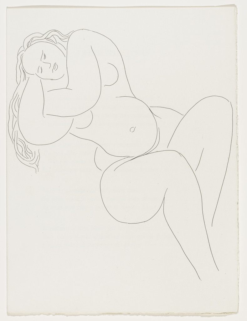 Tristesse d'été (Summer Melancholy) (plate, page 37) from Poésies (Poems)