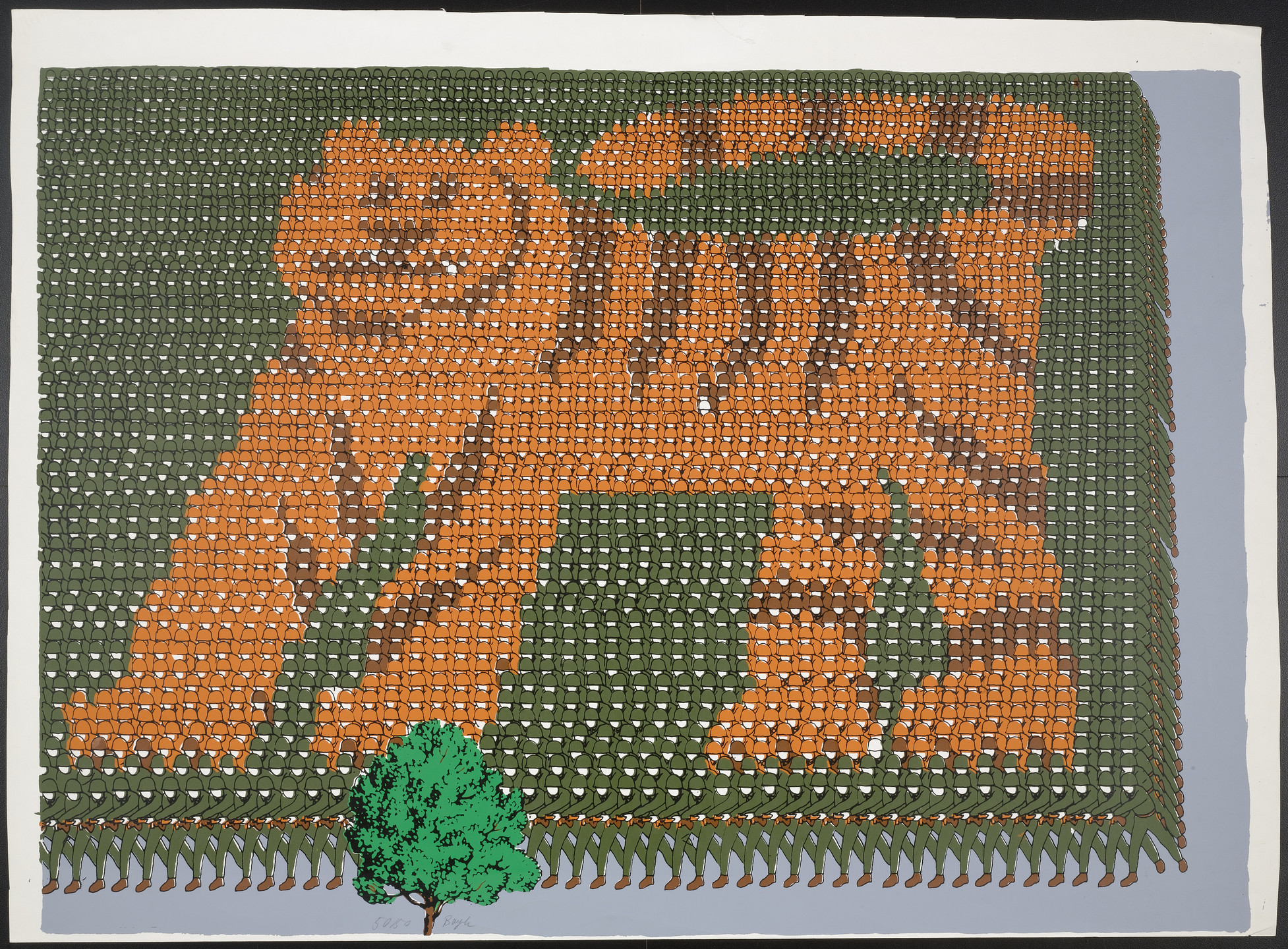 Thomas Bayrle. Paper Tiger. 1969