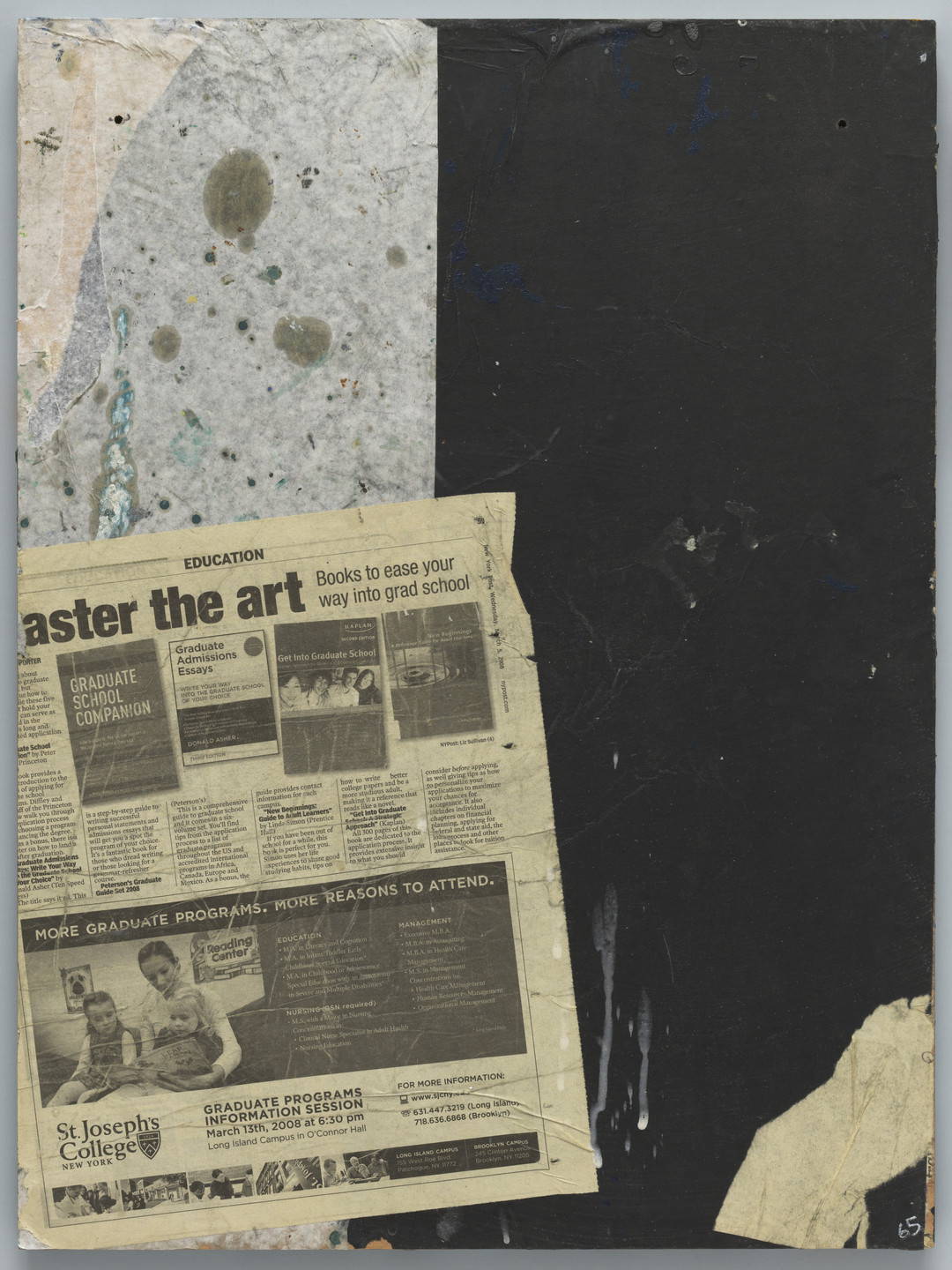 Josh Smith. Parkett Book Collage (for Parkett no. 85). 2009