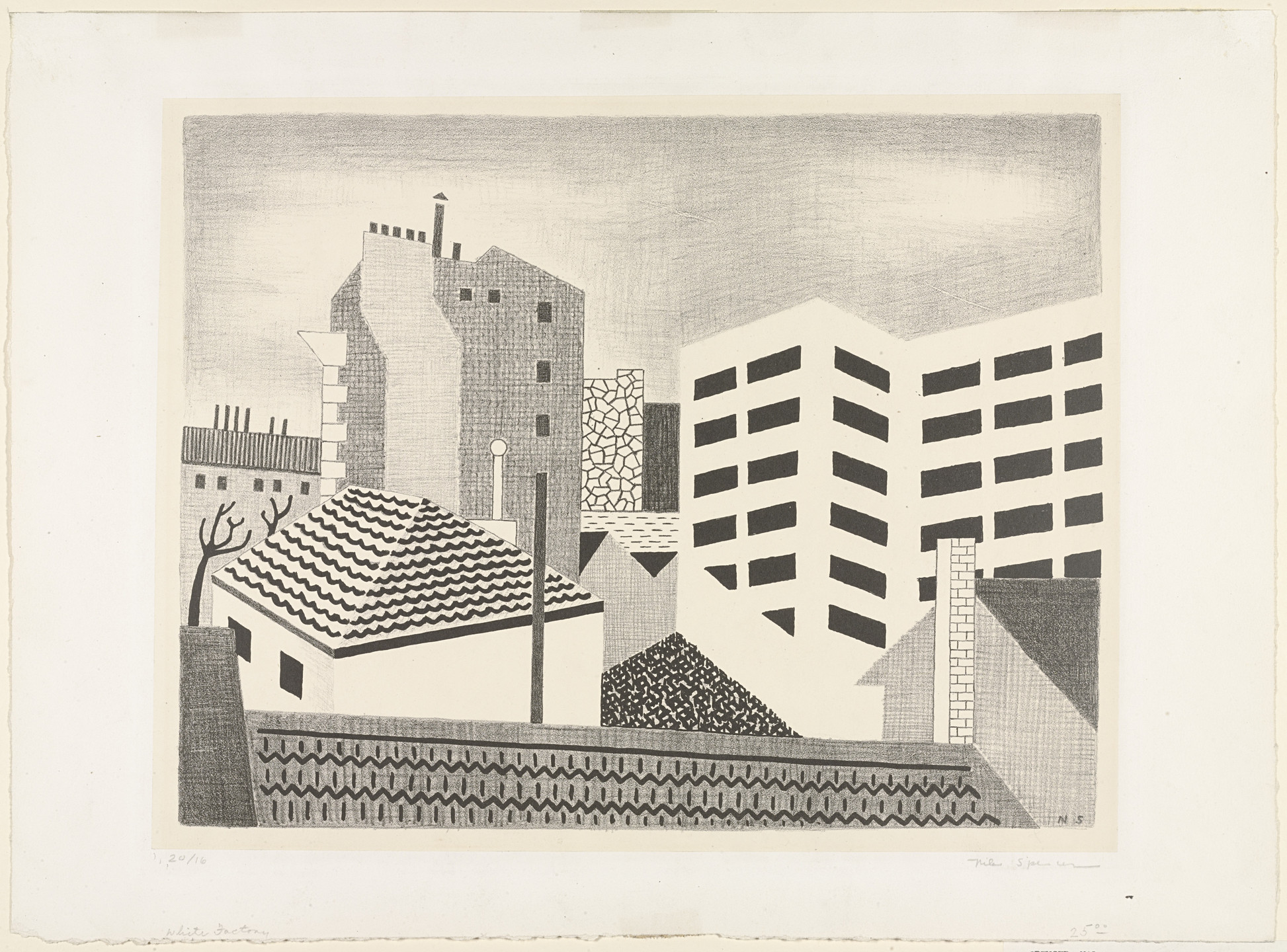 Niles Spencer. White Factory. 1928