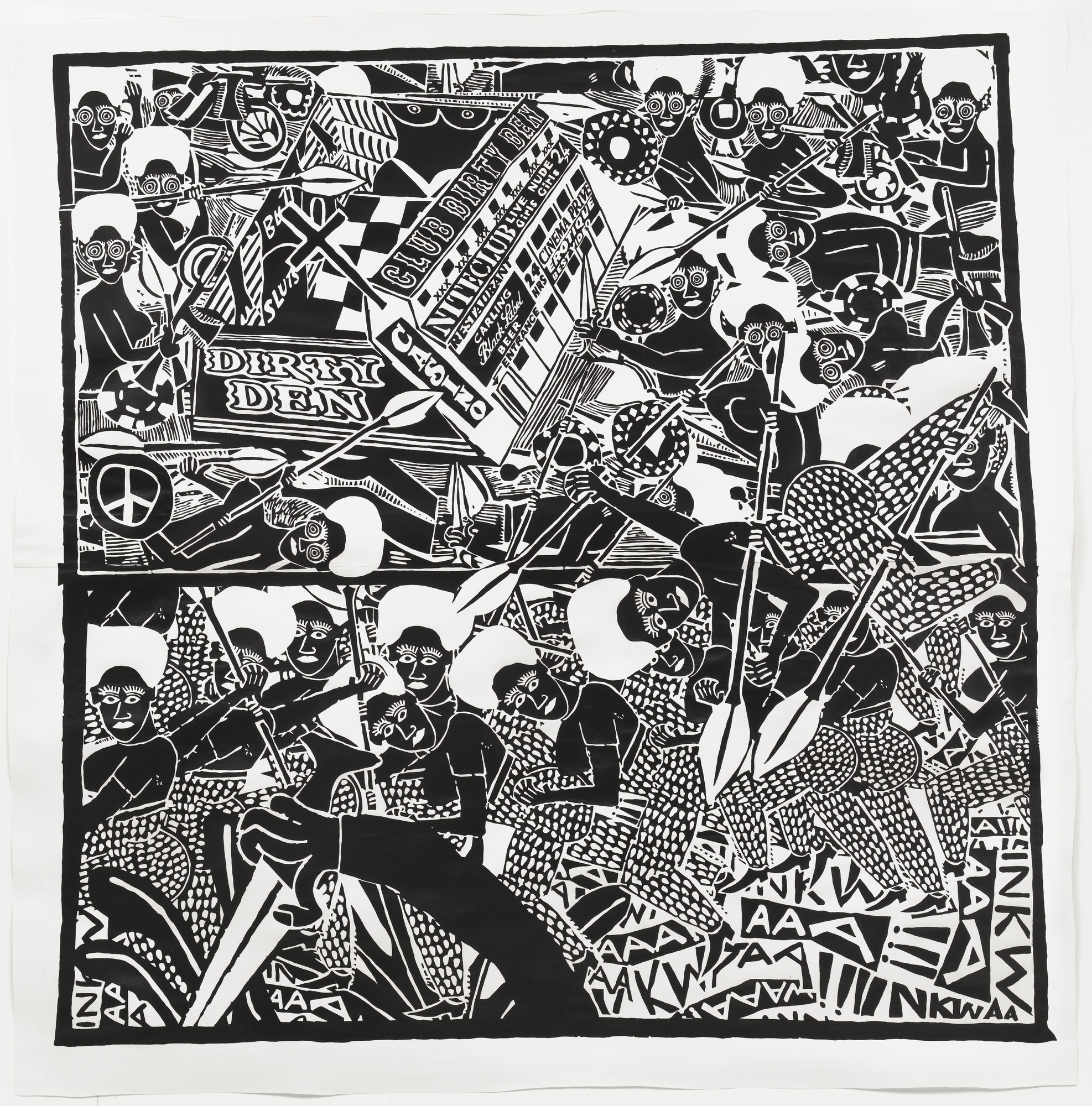 Cameron Platter. The Battle of Rorke's Drift at Club Dirty Den