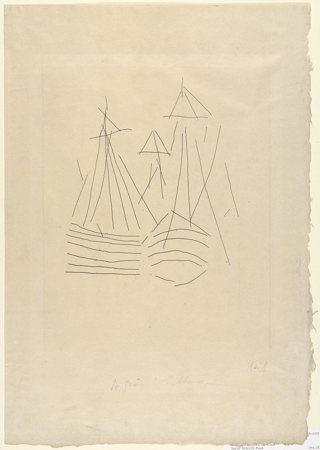 Nicolas de Staël. Composition. (1954)