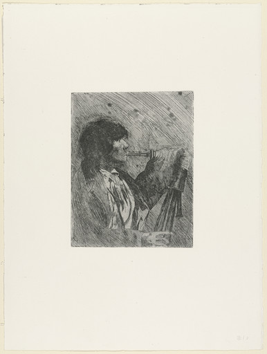 Boy with a Bagpipe