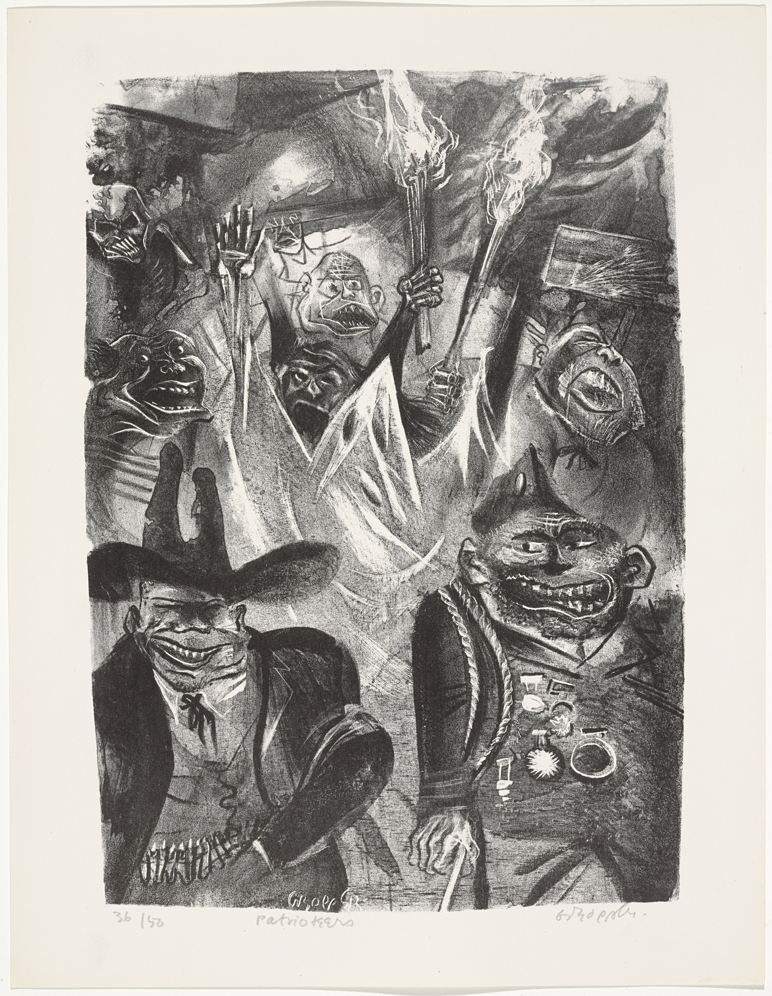 William Gropper. Patrioteers from Capriccios