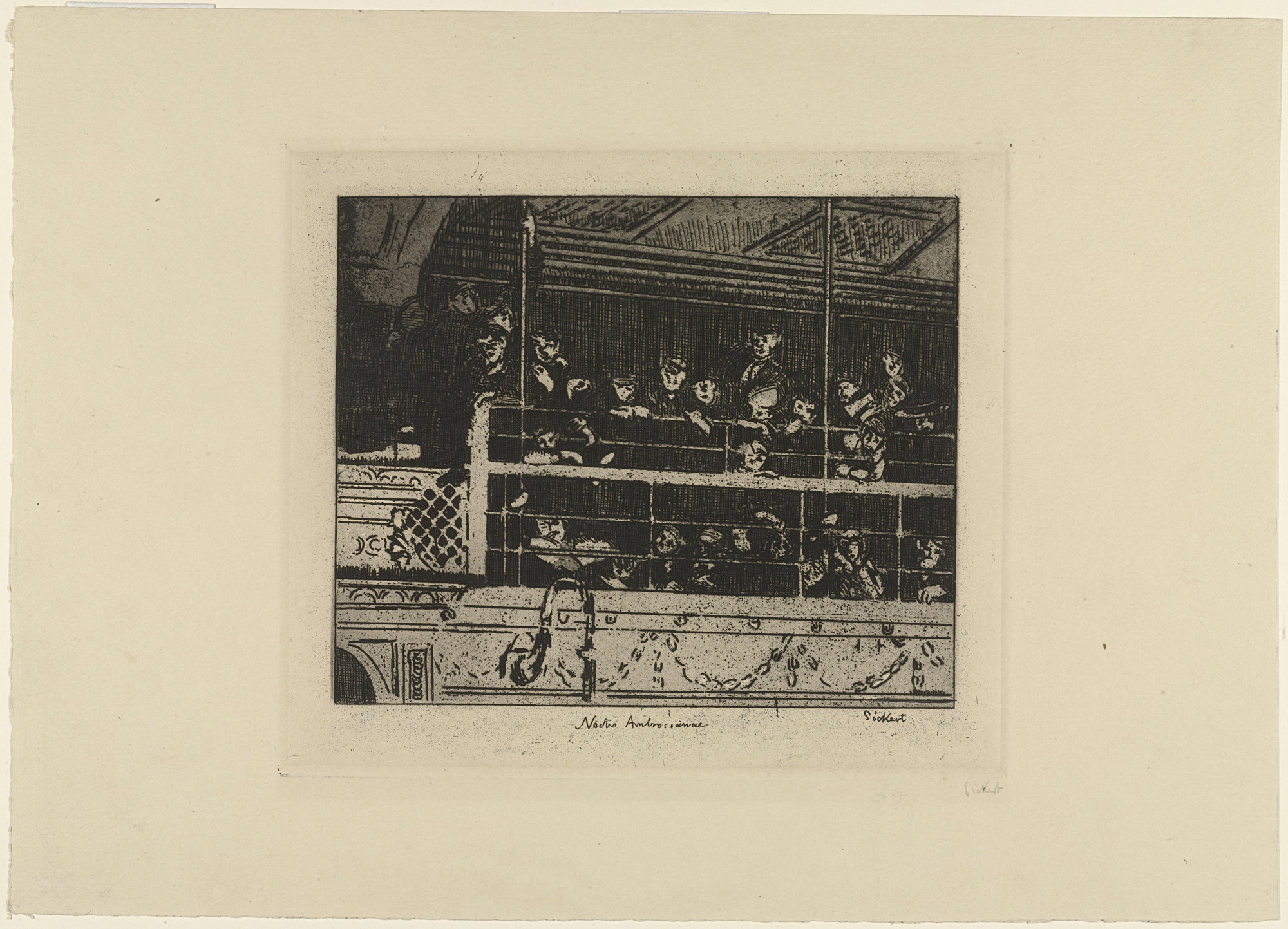 Walter Richard Sickert. Noctes Ambrosianae