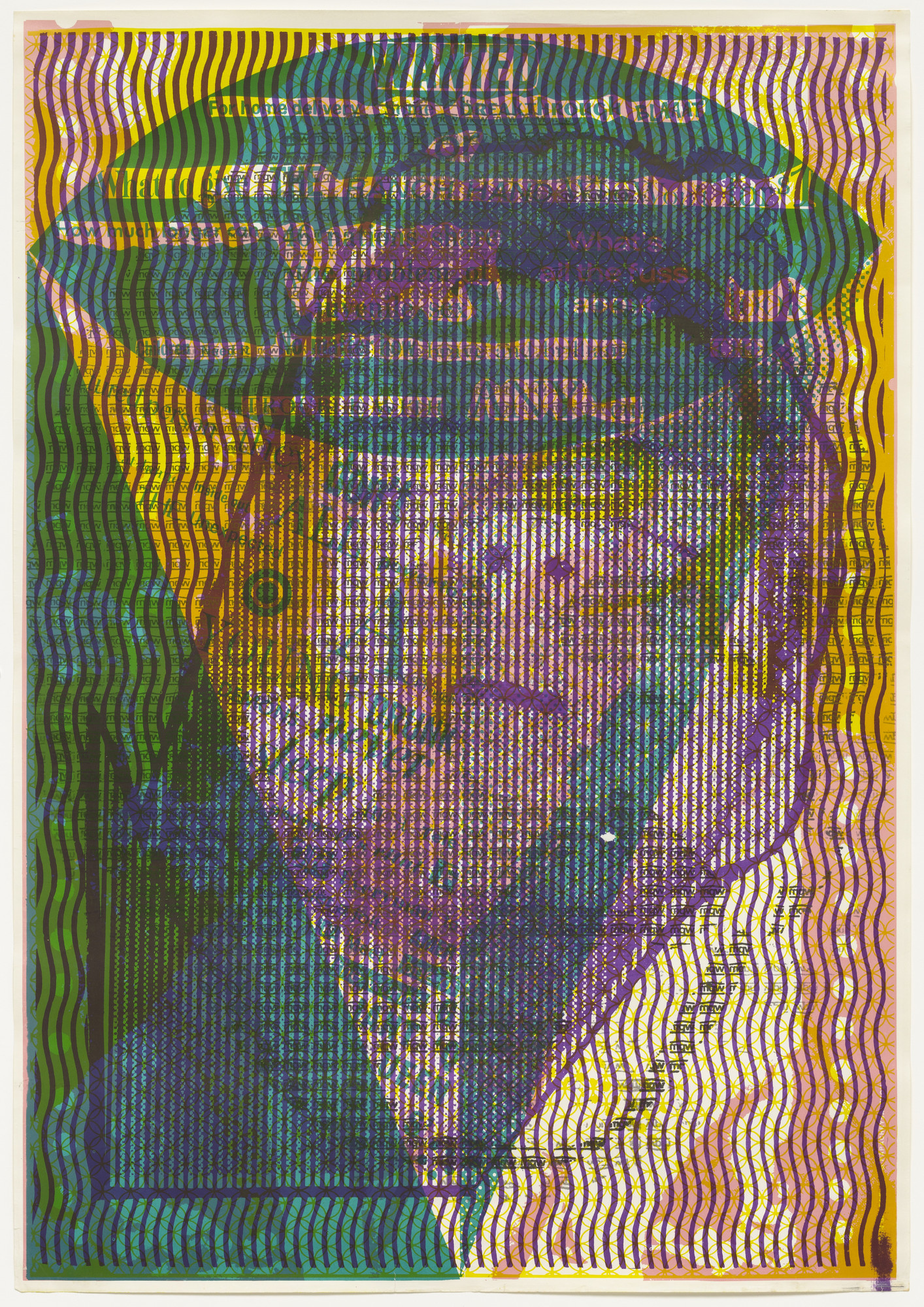 Charles Henri Ford. Untitled from Poem Posters