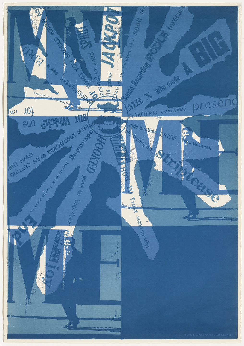 Charles Henri Ford. Untitled from Poem Posters. 1964–65