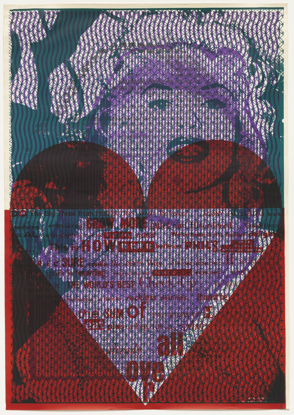 Charles Henri Ford. Untitled from Poem Posters. 1964–65