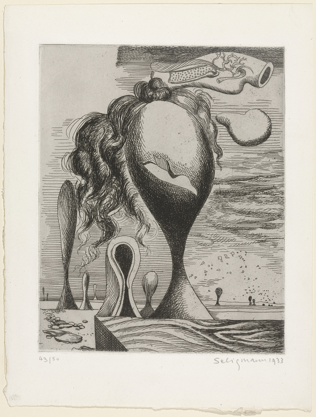 Kurt Seligmann. Plate (folio 41) from 23 Gravures. 1933, published 1935
