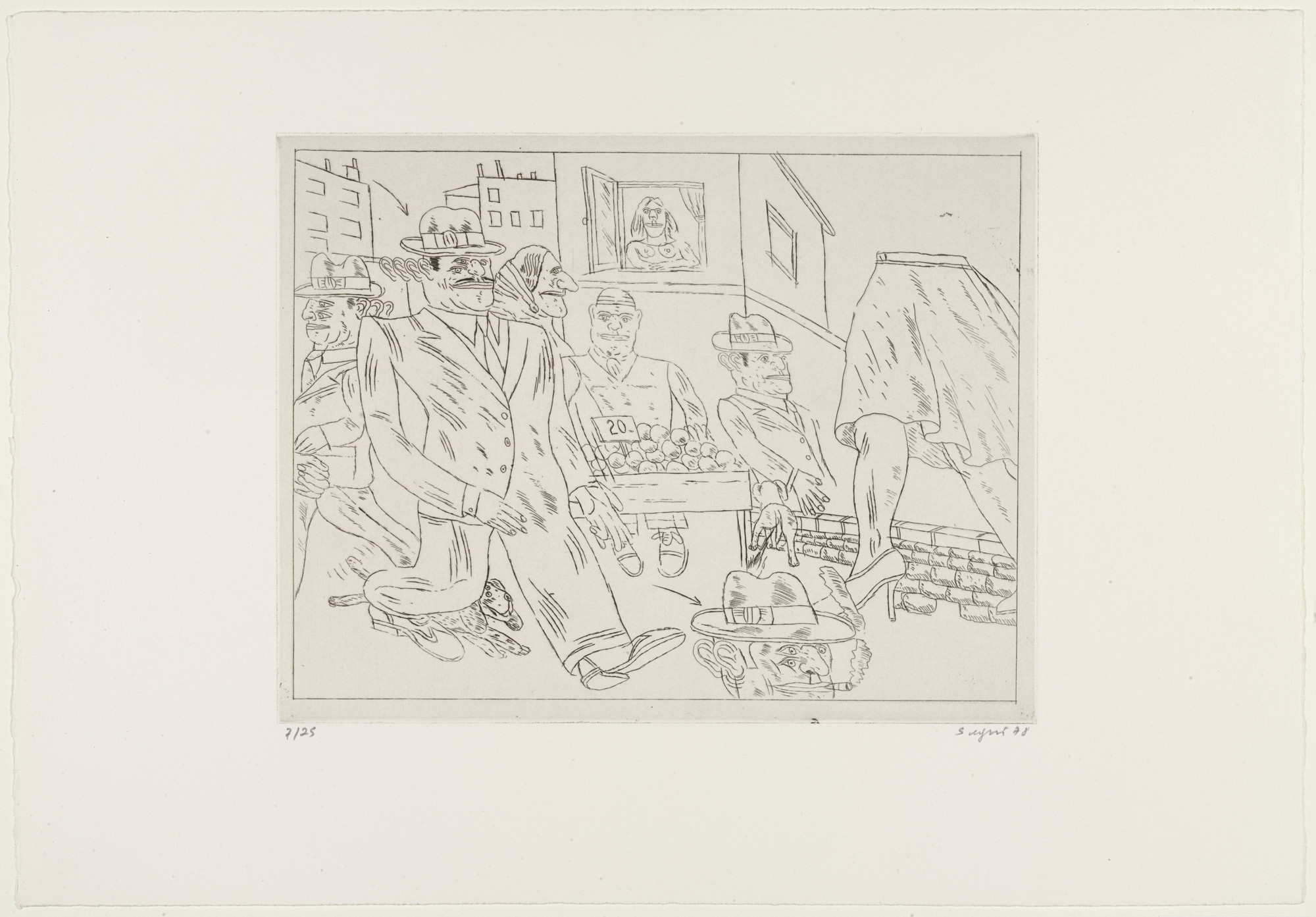 Antonio Segui. Rue l'Épic. 1978