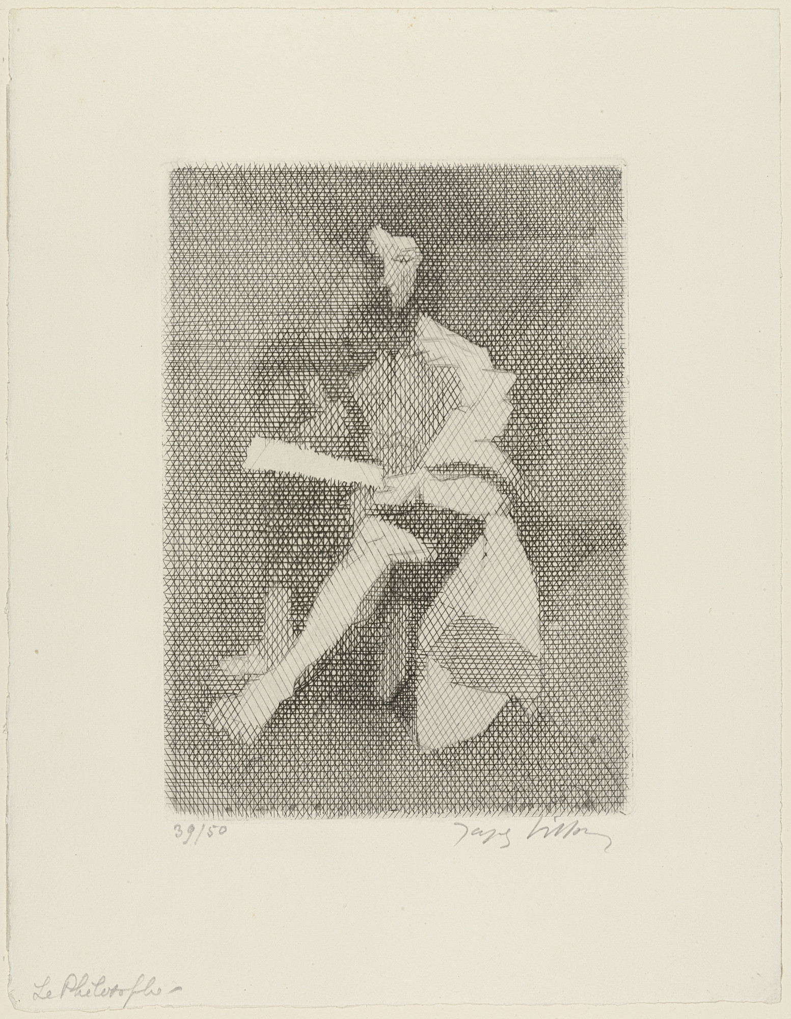 Jacques Villon. The Philosopher (Le Philosophe)