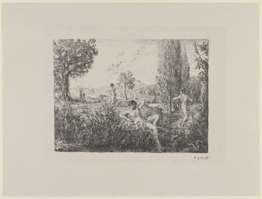 Pastoral (Pastorale) from Essai dur l'histoire de la lithographie en France. Les Peintures lithographes de Manet à Matisse. Album de lithographies originales.