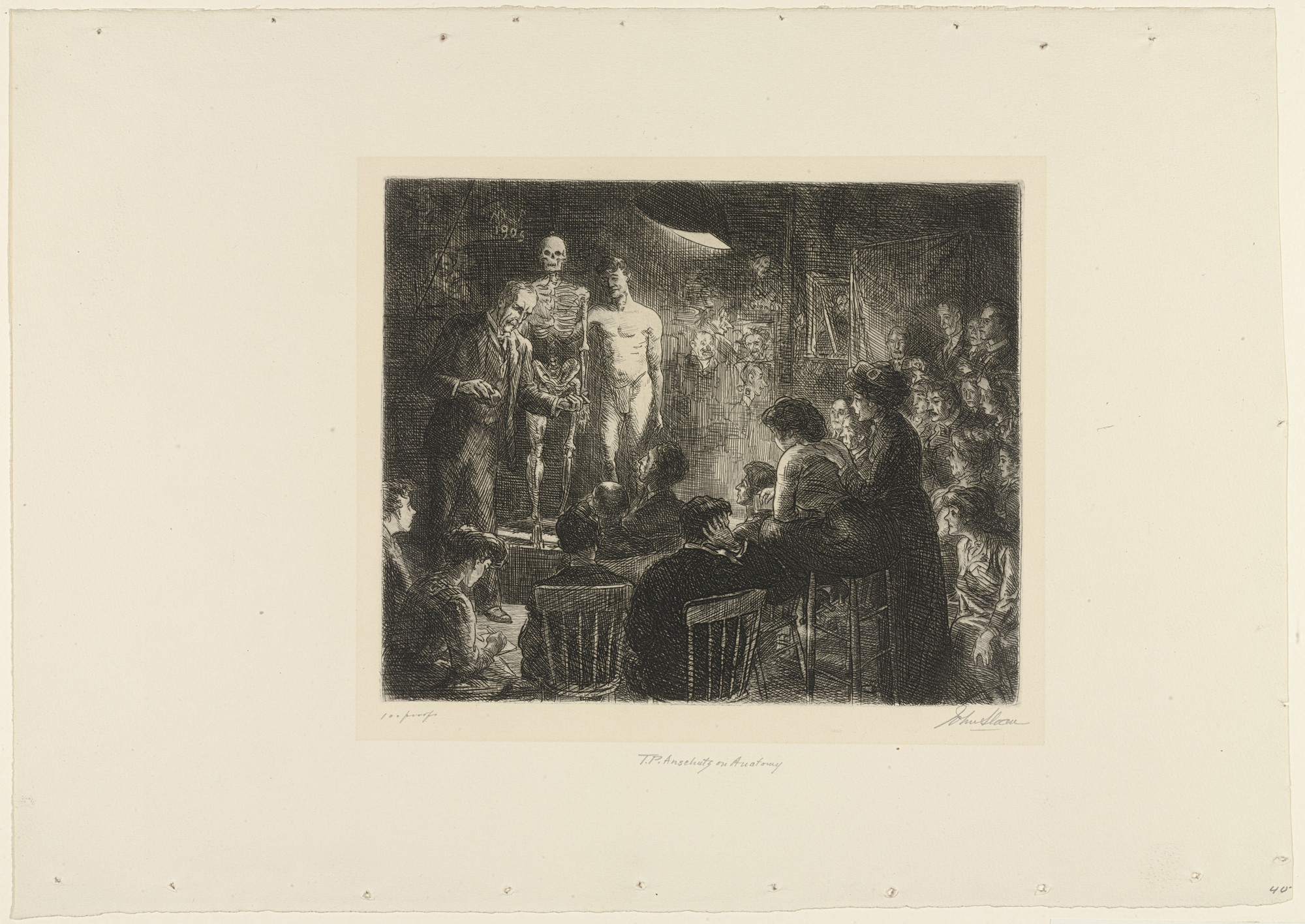John Sloan. Anshutz on Anatomy