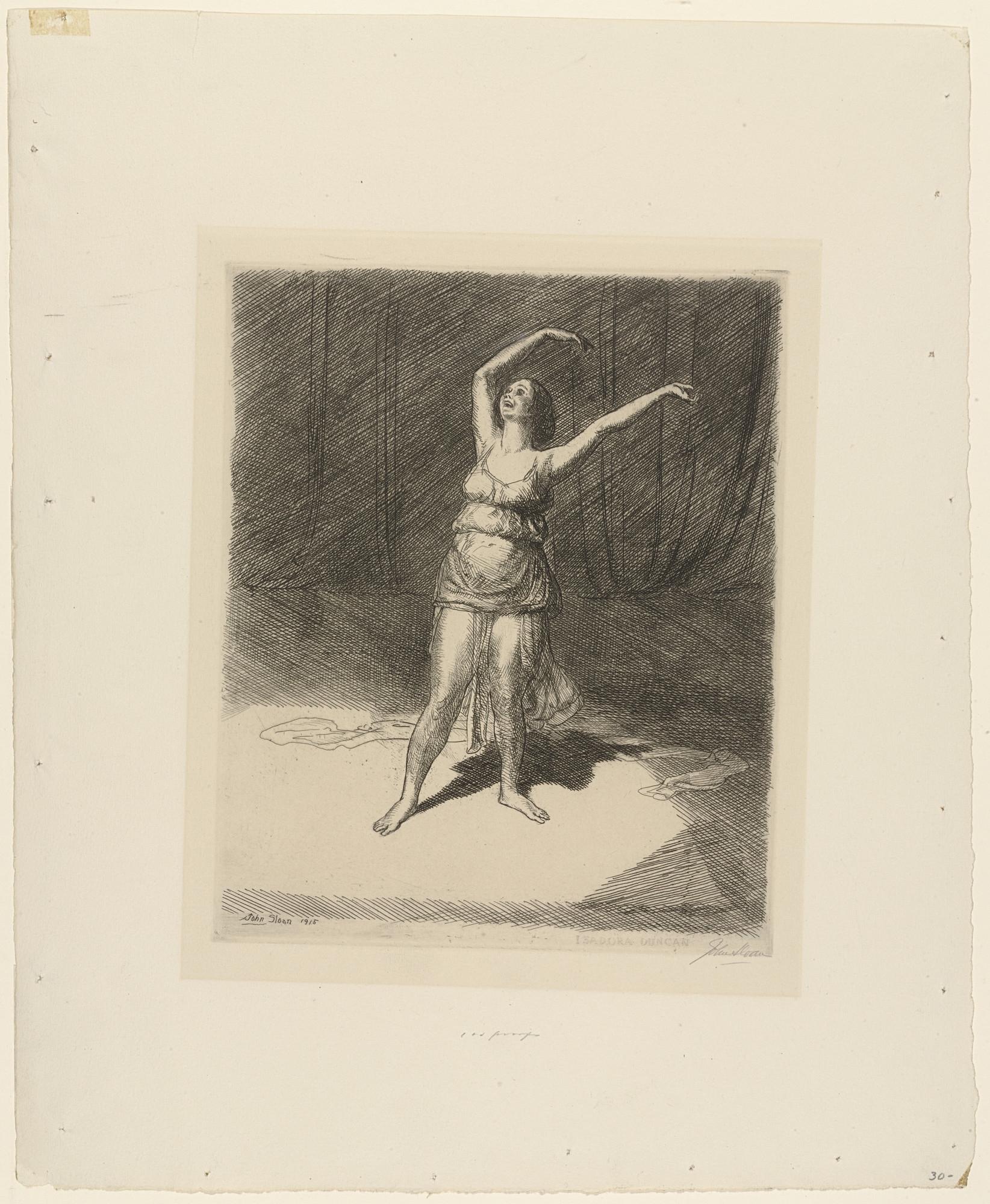 John Sloan. Isadora Duncan