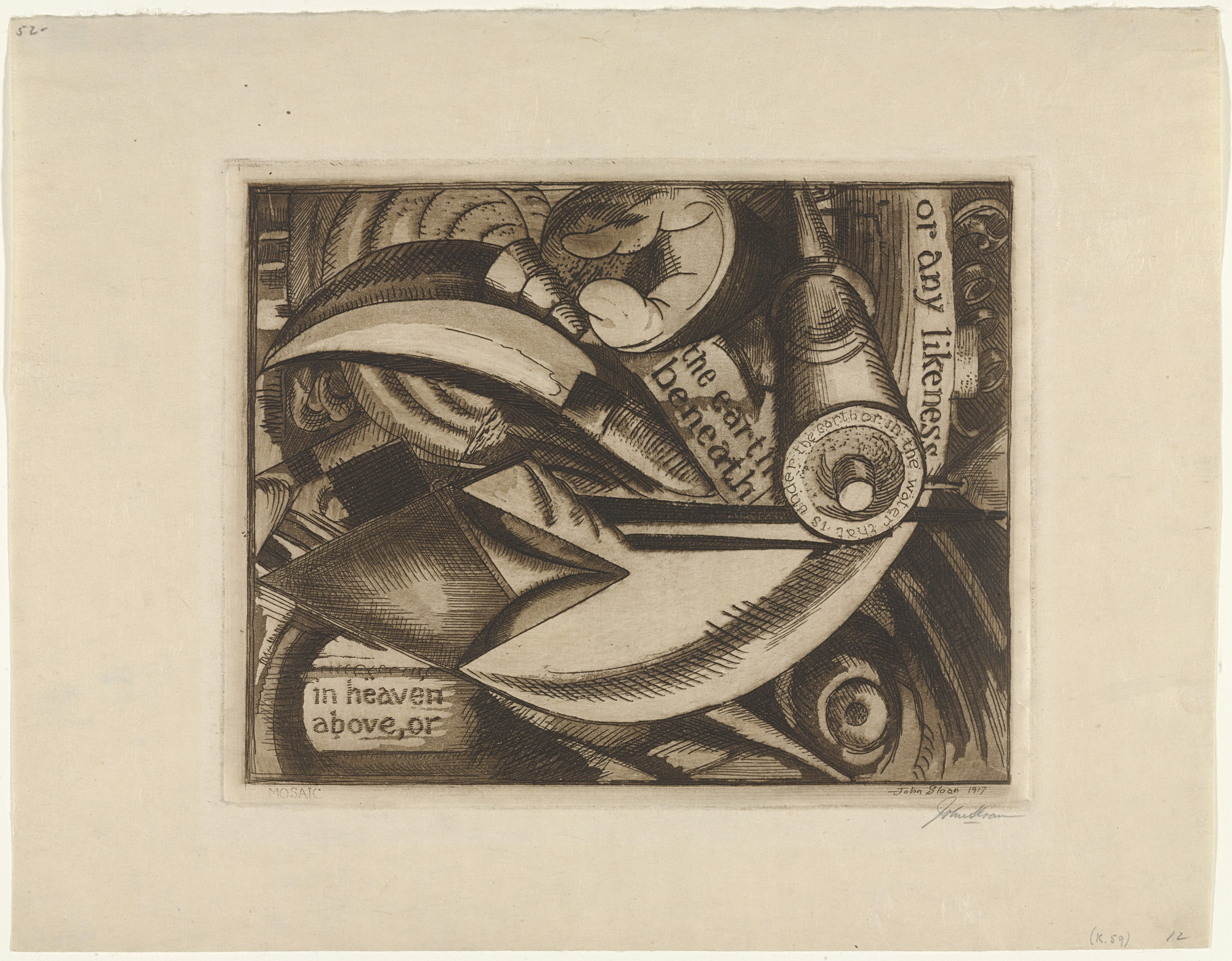 John Sloan. Mosaic