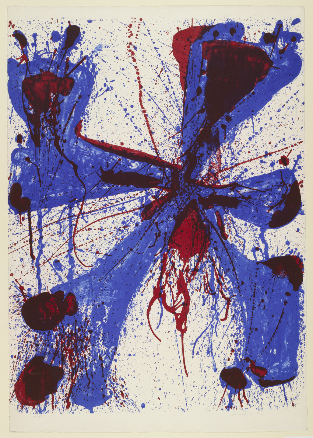 Sam Francis. Damn Braces. 1960