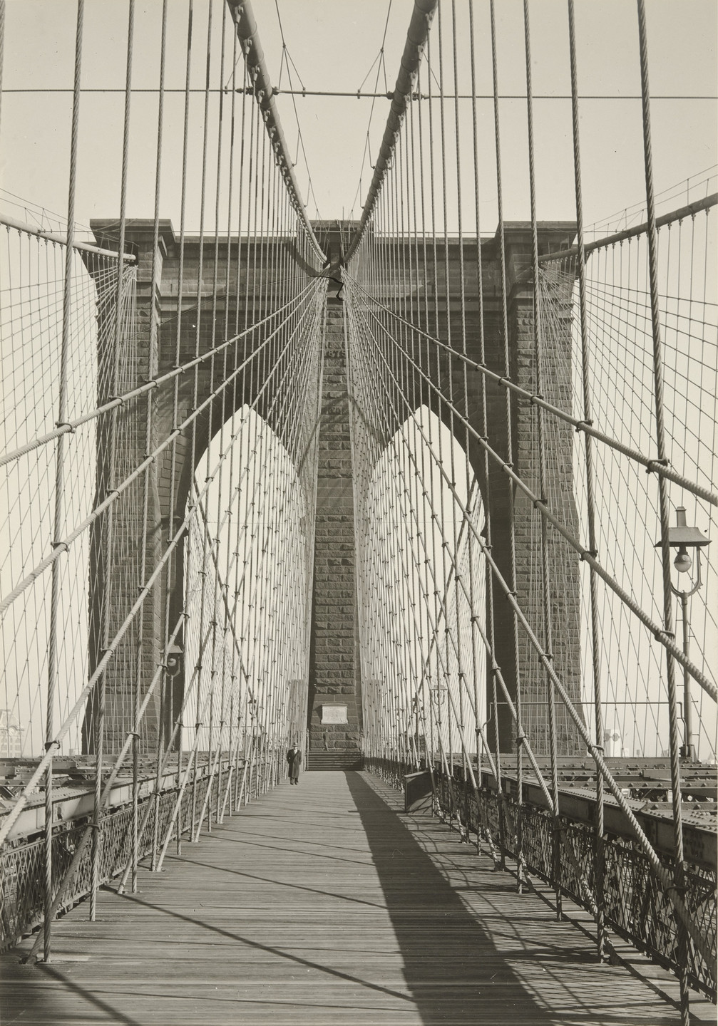 Todd Webb. Brooklyn Bridge, New York. 1946