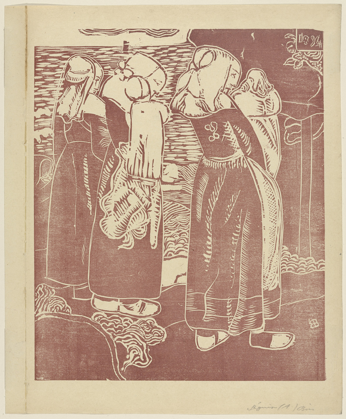 Armand Séguin. Breton Women (Bretonnes). (1894)