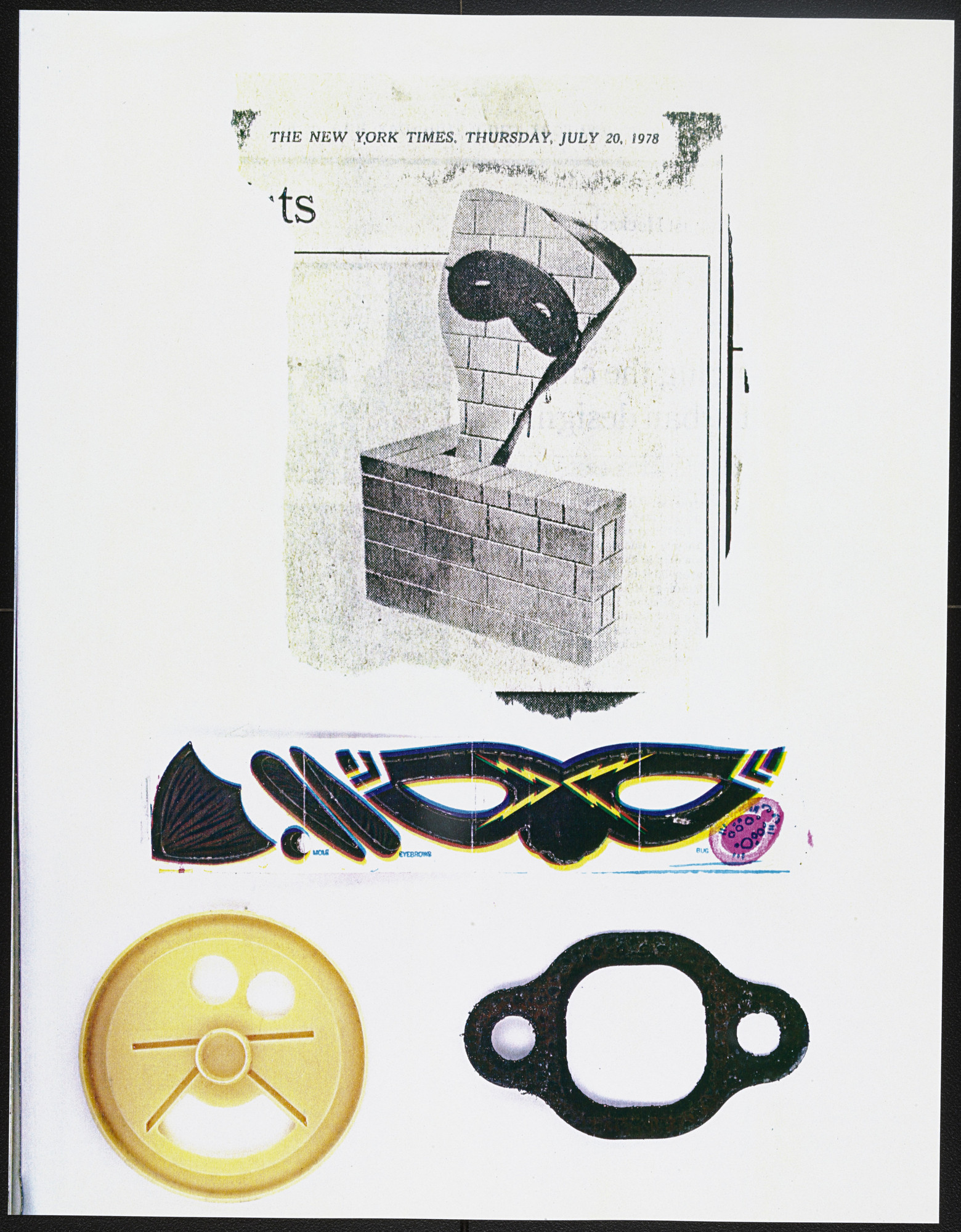 Kirsten Hawthorne. Untitled from Found Masks 1975–1978