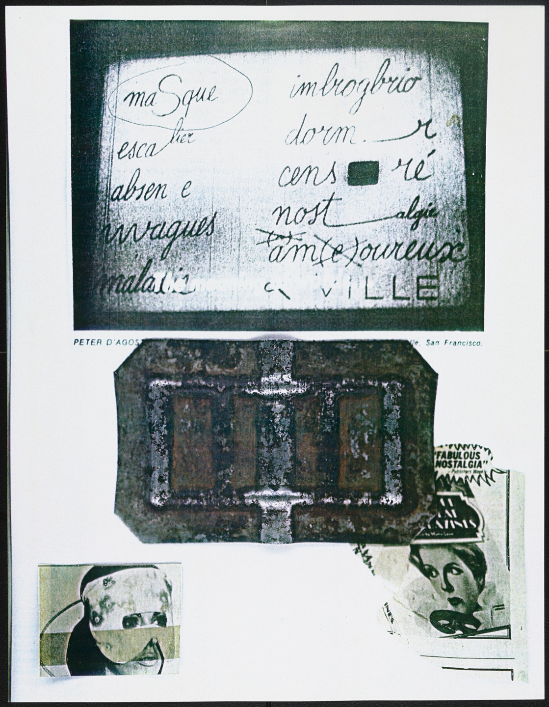 Kirsten Hawthorne. Untitled from Found Masks 1975–1978. 1975–78, published 1978