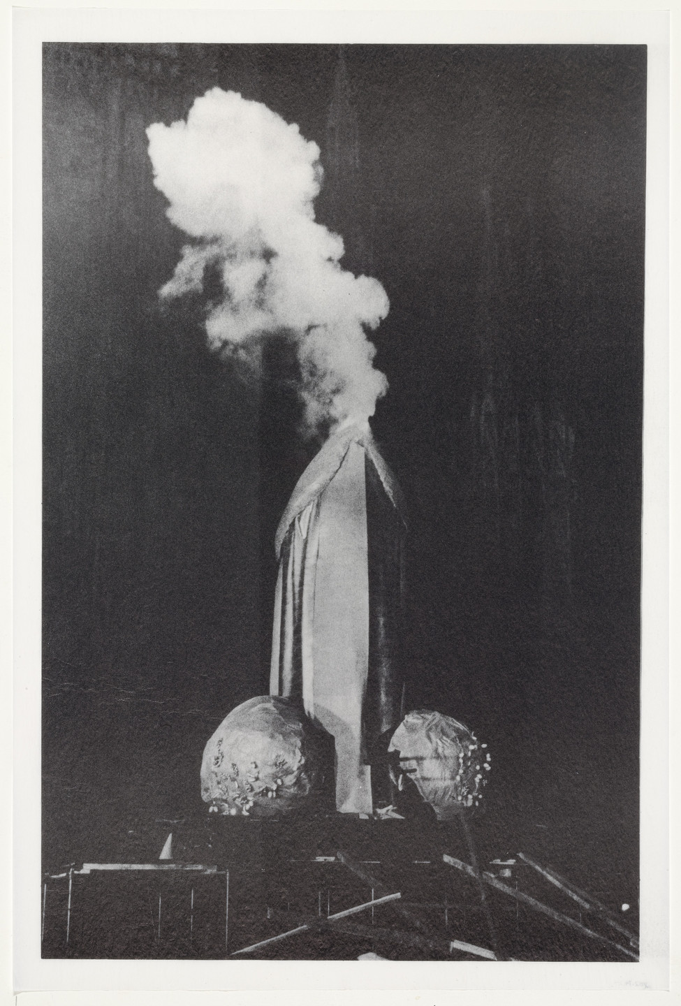 Jean Tinguely 〝mtic drawing〟額装用エフェメラ Jean Tinguely. Plate from La Vittoria (Victory). 1970–72