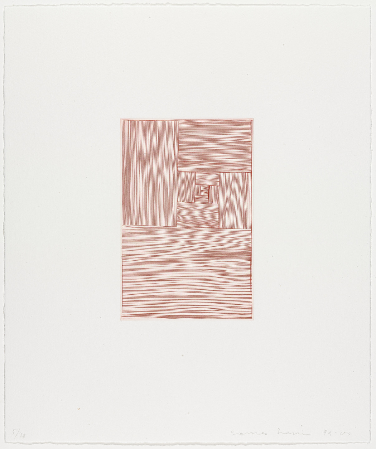 James Siena. Constant Window from Nine Prints. 1999-2000