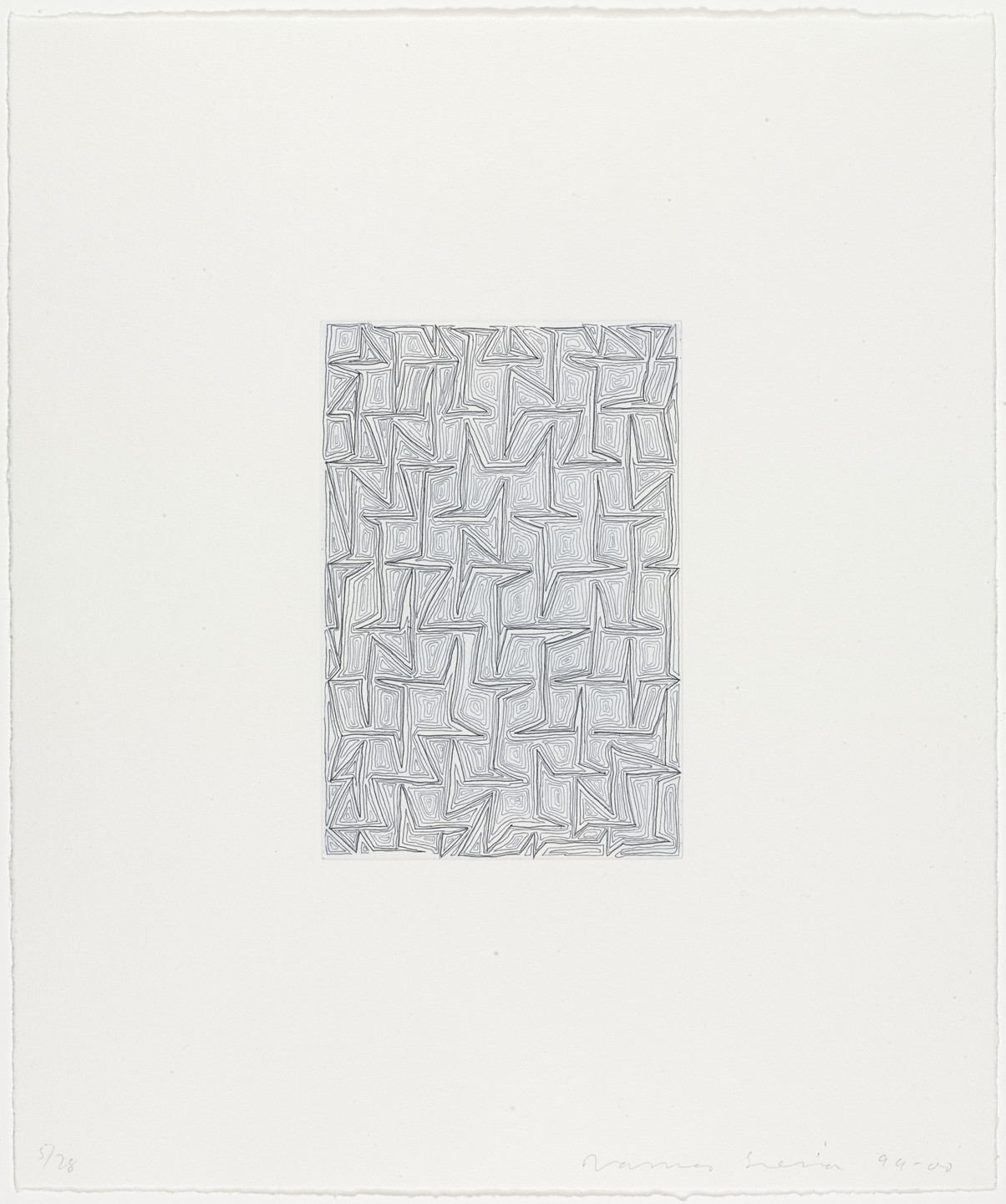 James Siena. Proton Saga from Nine Prints. 1999-2000