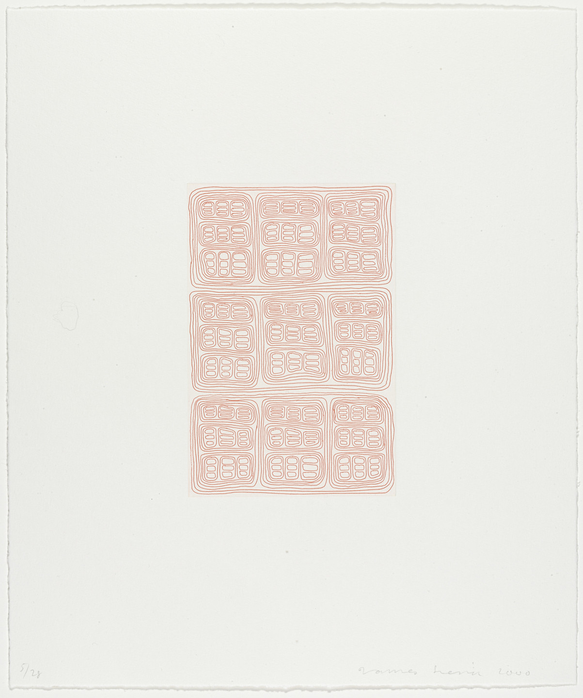 James Siena. Base Three from Nine Prints. 2000