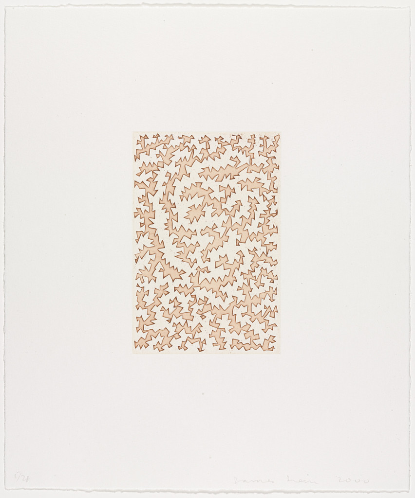 Etching After Untitled Yellow-Black from Nine Prints