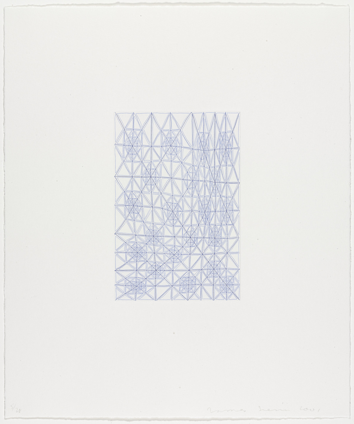 James Siena. Lattice from Nine Prints. 2001