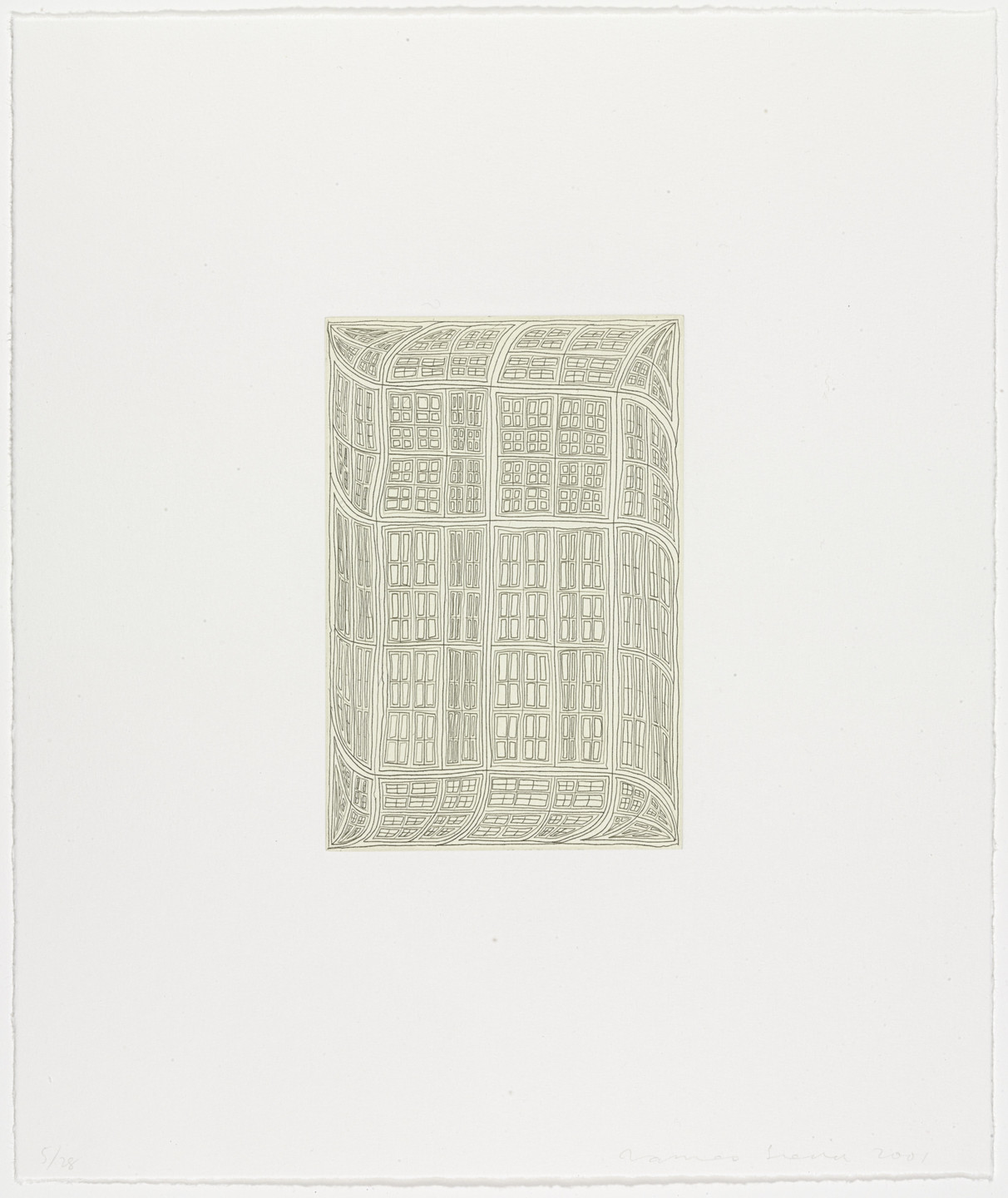 James Siena. Lighthouse from Nine Prints. 2001