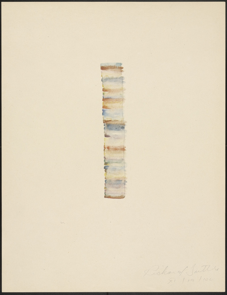 XI from Stacked Color Drawings, 1971