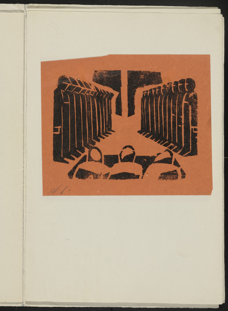 Untitled from 13 Woodcuts by Siqueiros (13 Grabados en madera por Siqueiros)