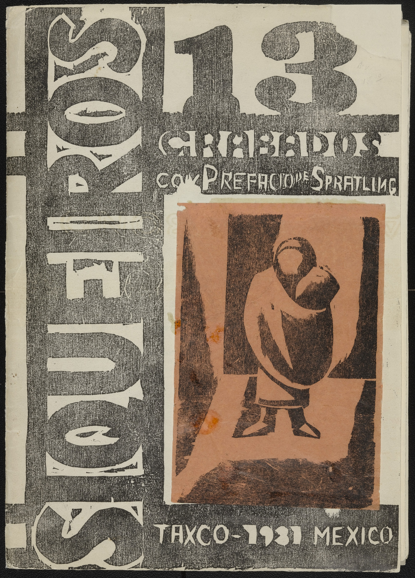 David Alfaro Siqueiros. 13 Woodcuts by Siqueiros (13 Grabados en madera por Siqueiros)