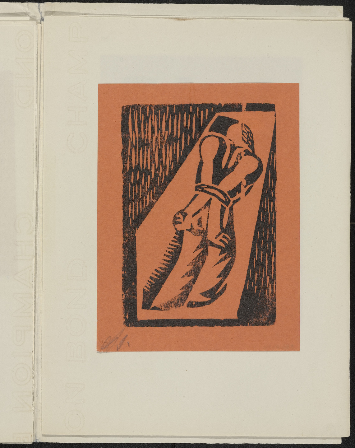 David Alfaro Siqueiros. Untitled from 13 Woodcuts by Siqueiros (13 Grabados en madera por Siqueiros). 1931