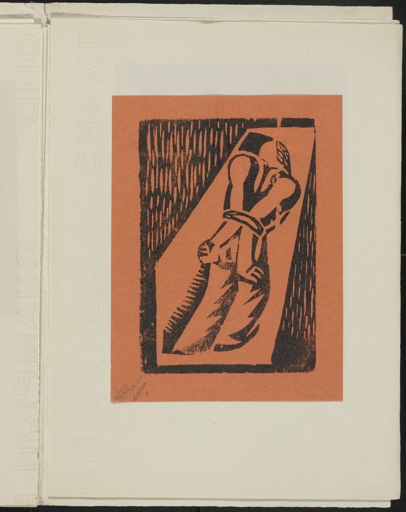 Untitled from 13 Woodcuts by Siqueiros (13 Grabados en madera por Siqueiros)