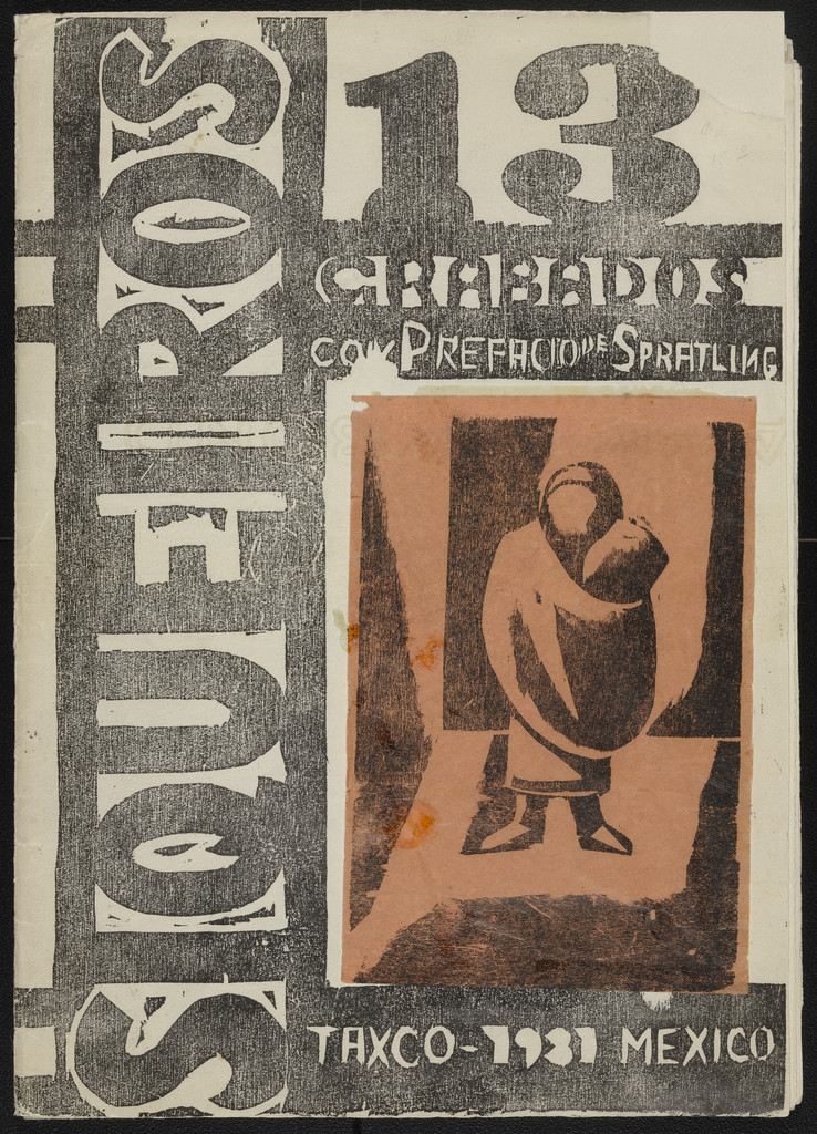 Cover from 13 Woodcuts by Siqueiros (13 Grabados en madera por Siqueiros)