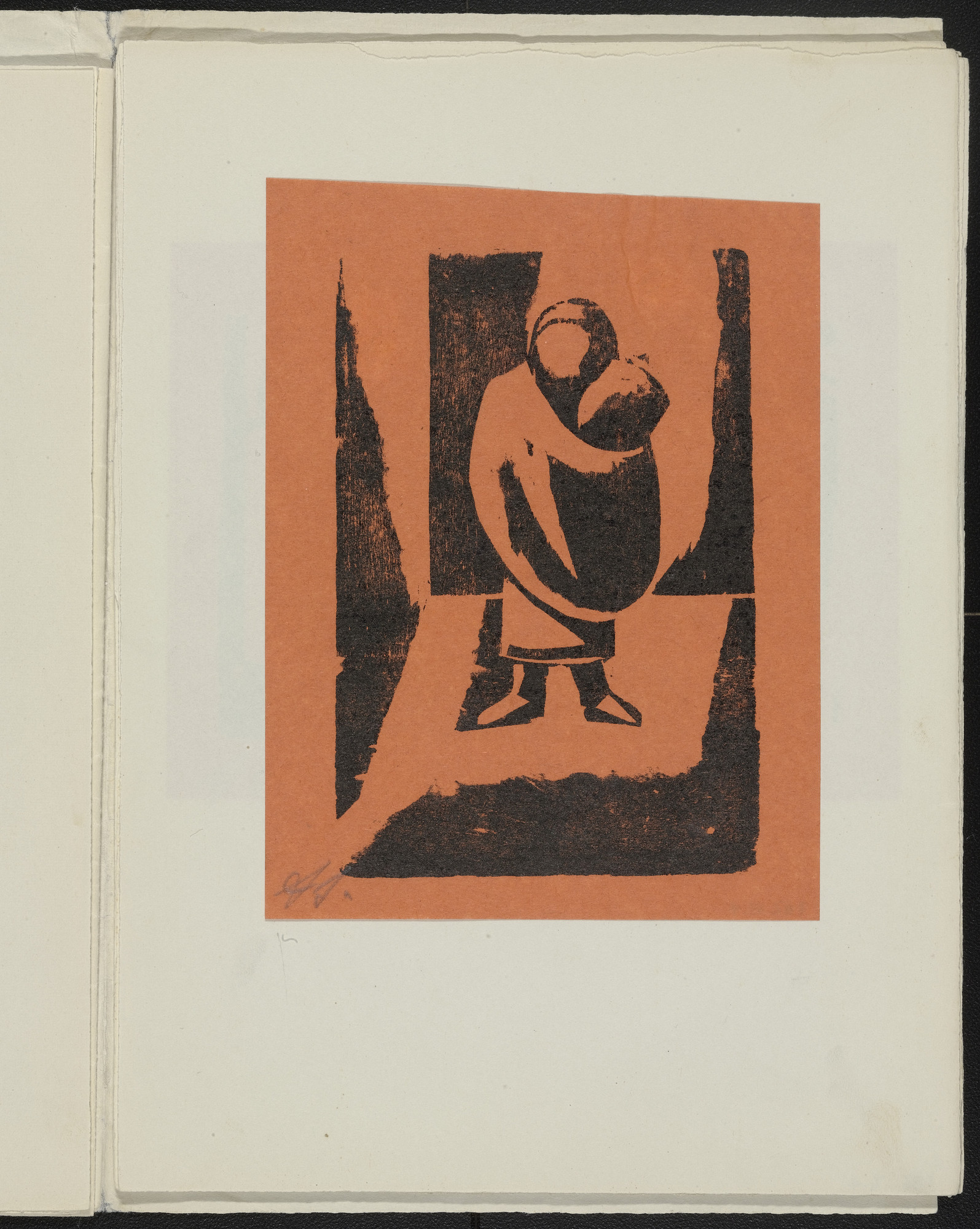 Untitled from 13 Woodcuts by Siqueiros (13 Grabados en madera por
