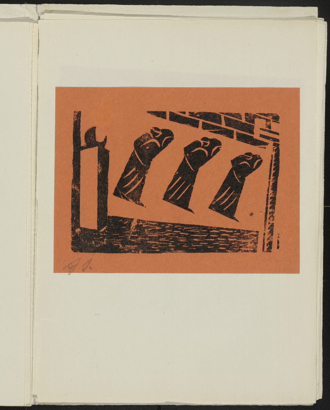 David Alfaro Siqueiros. Untitled from 13 Woodcuts by Siqueiros (13 Grabados en madera por Siqueiros). 1931