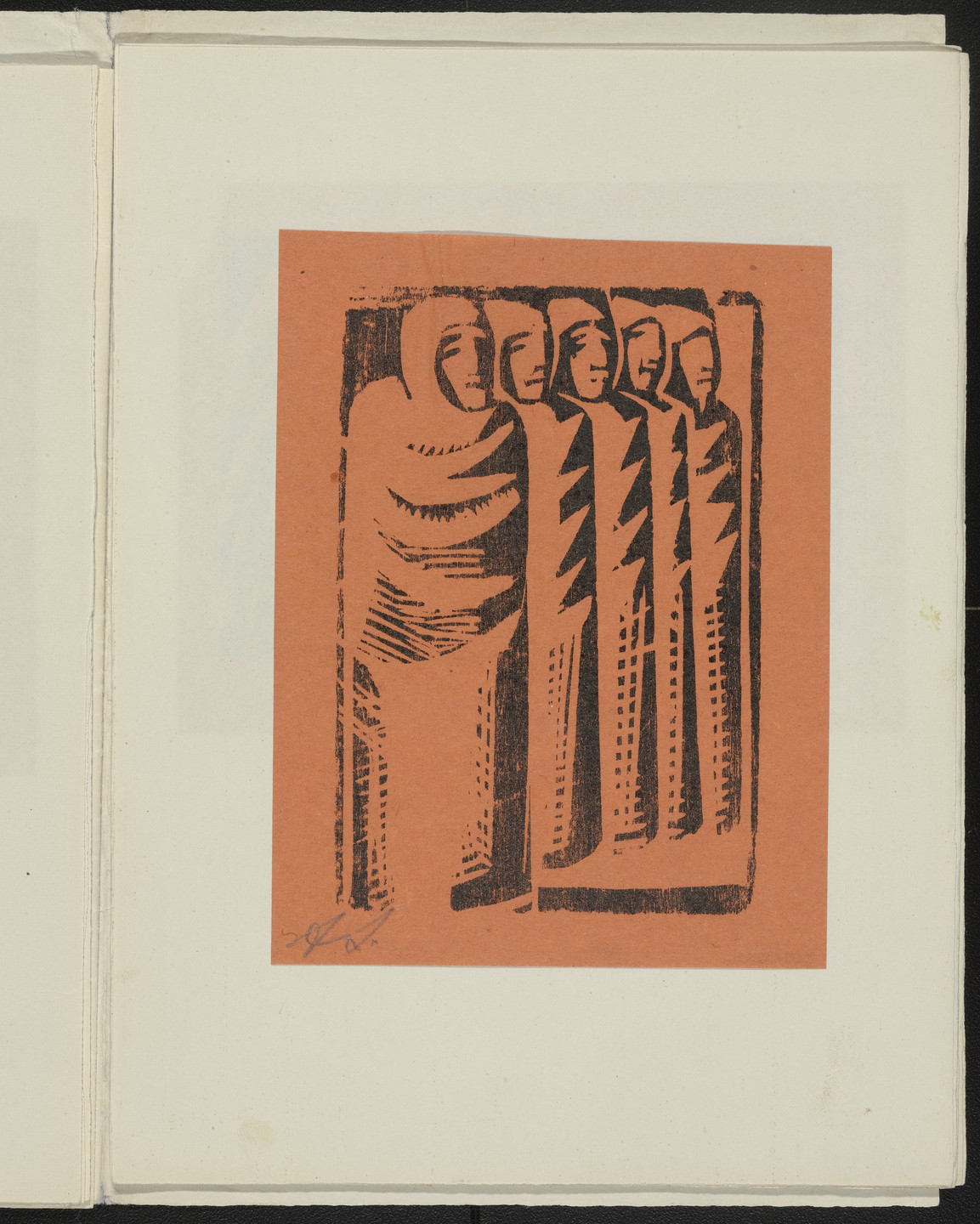 David Alfaro Siqueiros. Untitled from 13 Woodcuts by Siqueiros (13 Grabados en madera por Siqueiros). 1931