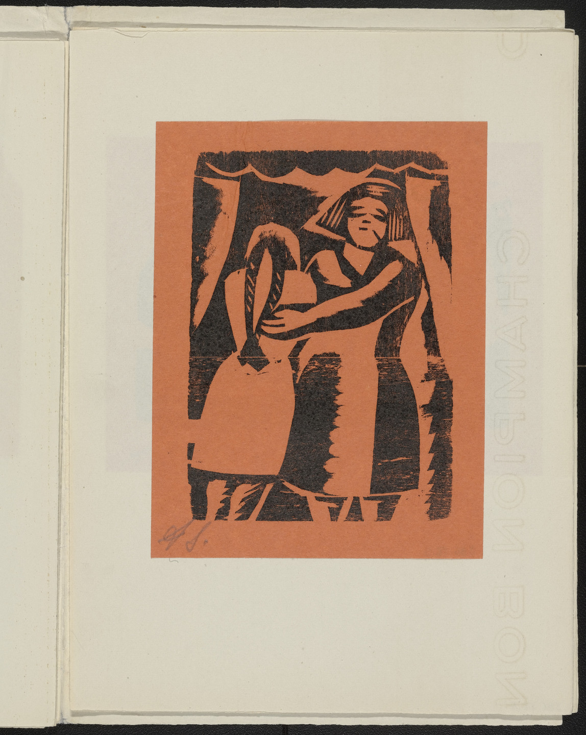 David Alfaro Siqueiros. Untitled from 13 Woodcuts by Siqueiros (13 Grabados en madera por Siqueiros). 1931