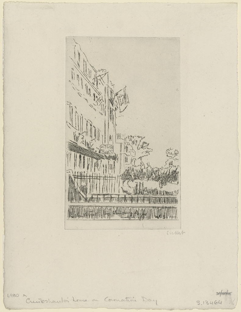 Cruikshank's House on Coronation Day