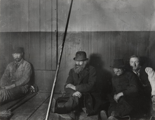 Jacob August Riis. Police Station Lodgers in Oak Street Station. 1890