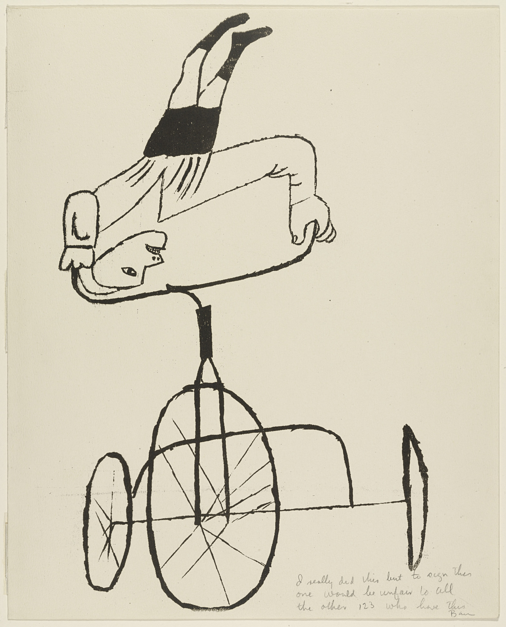 Ben Shahn. Boy on Tricycle