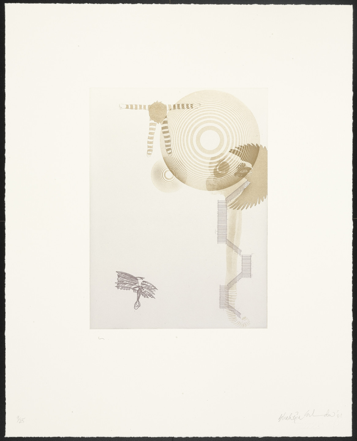 Shahzia Sikander. Flight from No Parking Anytime. 2001