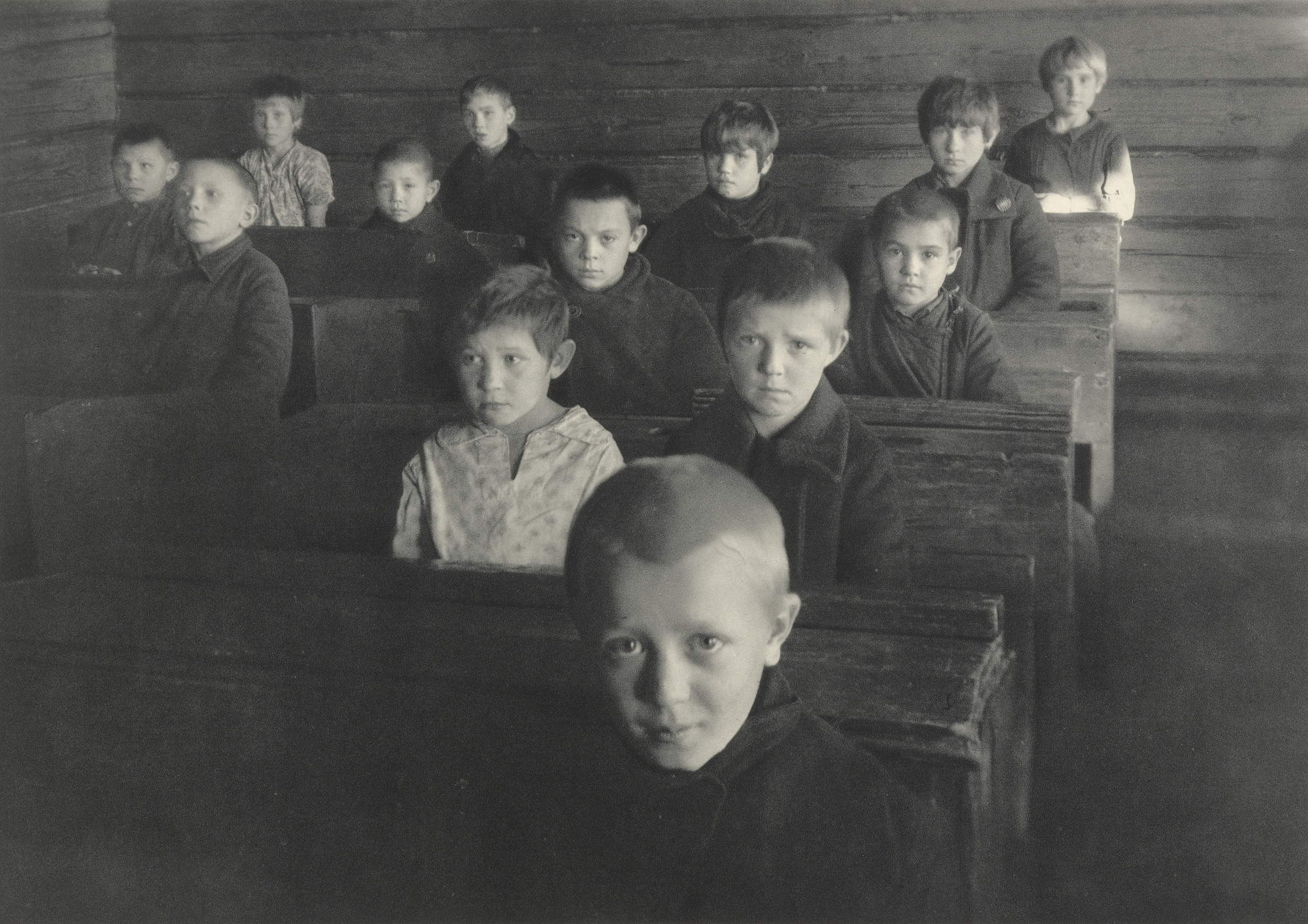 Margaret Bourke-White. Village School, Kolomna: Volga Region