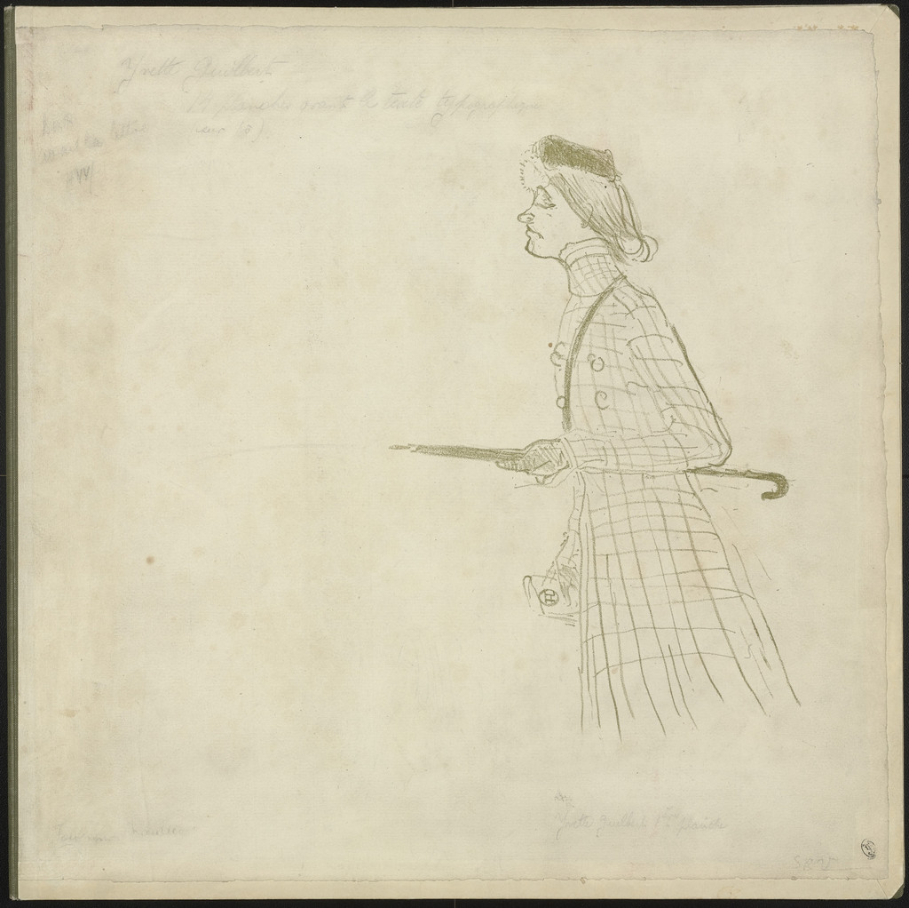 Yvette Guilbert (proof before text)