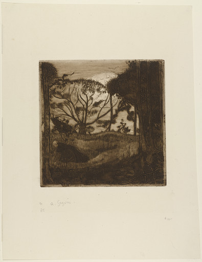 Landscape (Paysage) from the portfolio The Original Print (L'Estampe originale), no. vii