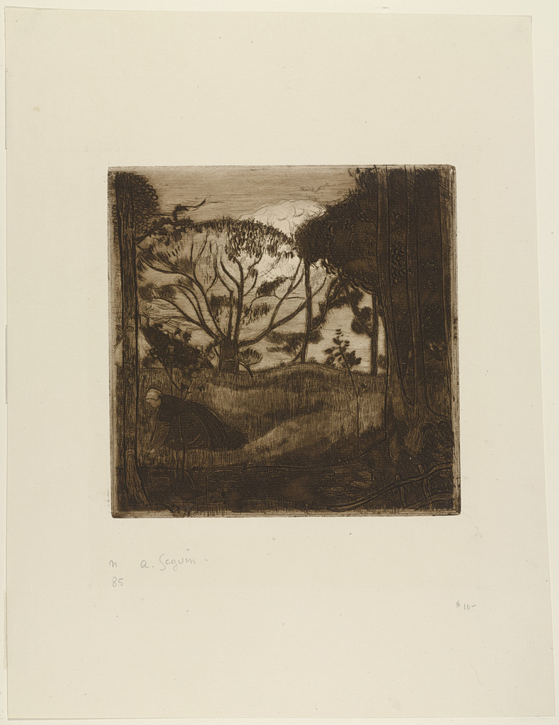 Landscape (Paysage) from the portfolio The Original Print (L'Estampe originale), no. vii