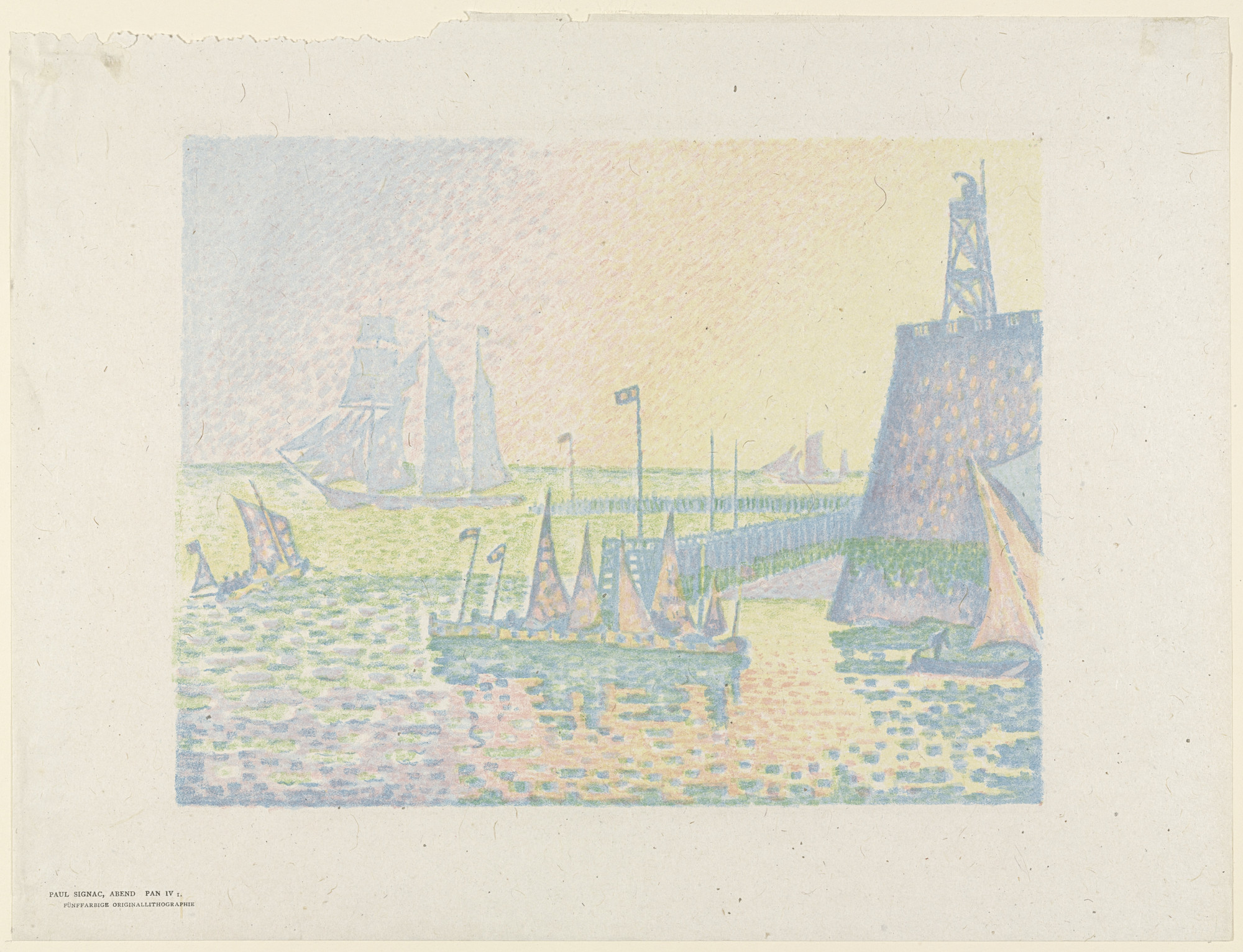 Paul Signac. Evening ( Le soir )
